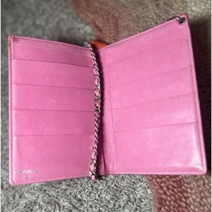 CHANEL Y2K Orange + Pink Wallet